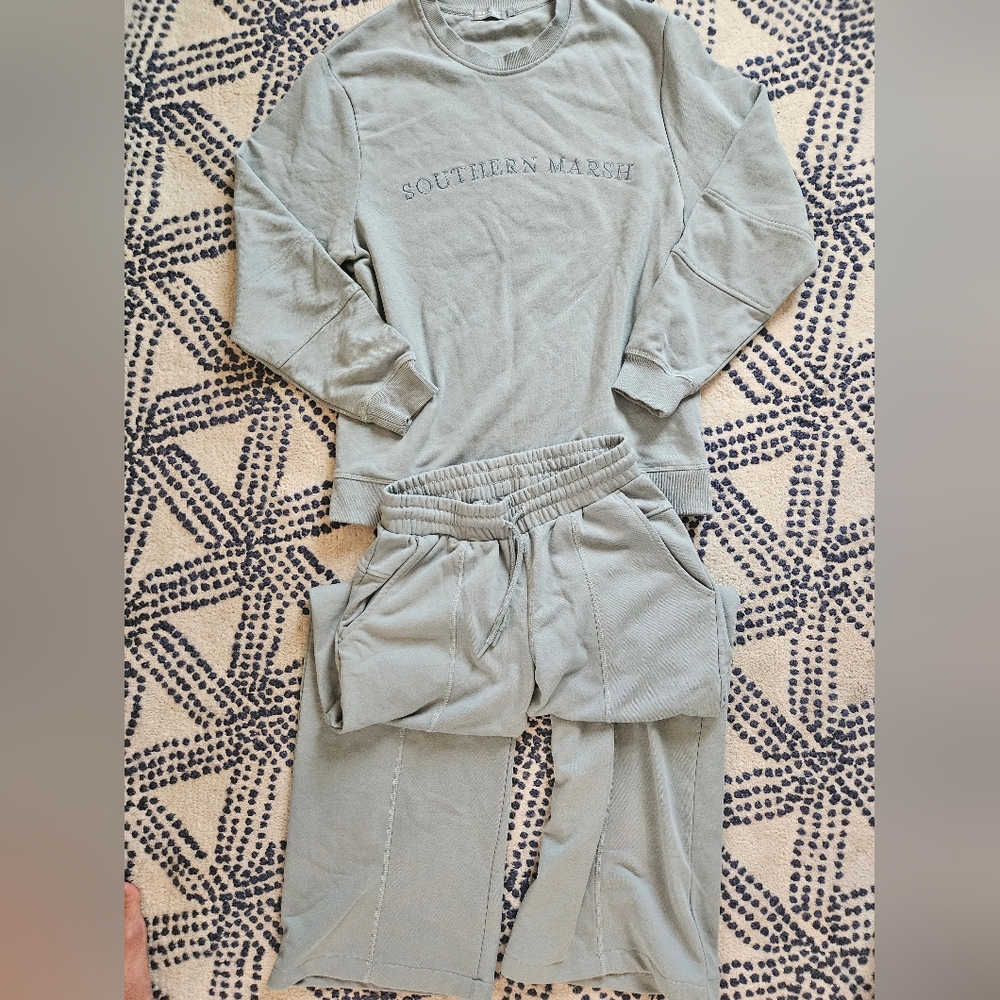 Southern Marsh Lounge Set, Sage Green M
